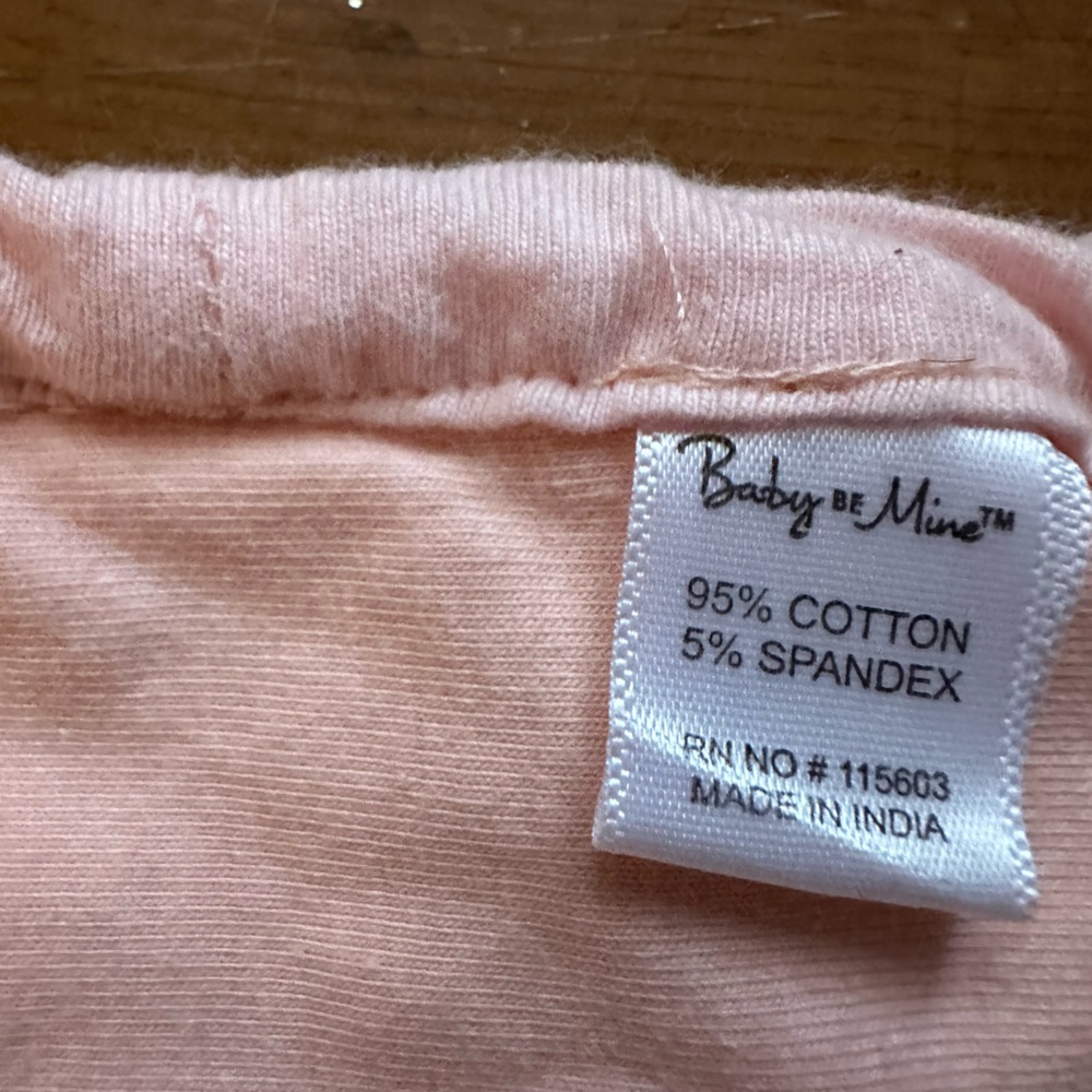 Baby Be Mine Pink Floral Pattern Baby Blanket - Picture 5 of 5